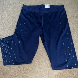 Blue Nike spandex leggings